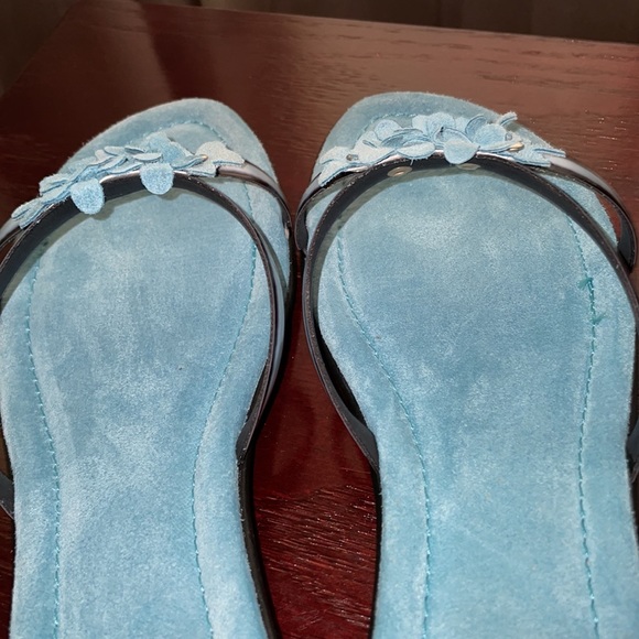 Sandals by Jessica, Light Blue W Flower 9B NIB - Picture 13 of 14